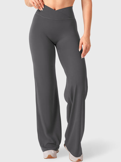 Leggings Eddiy dritti con vita a V 31,5″