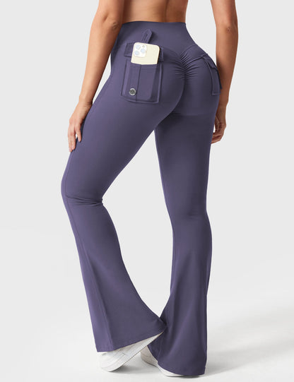 Leggings Brittany flare con tasche