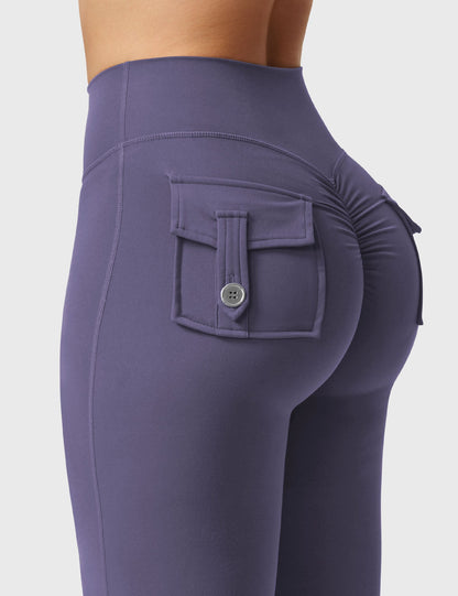 Leggings Brittany flare con tasche