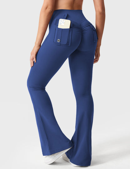 Leggings Brittany flare con tasche