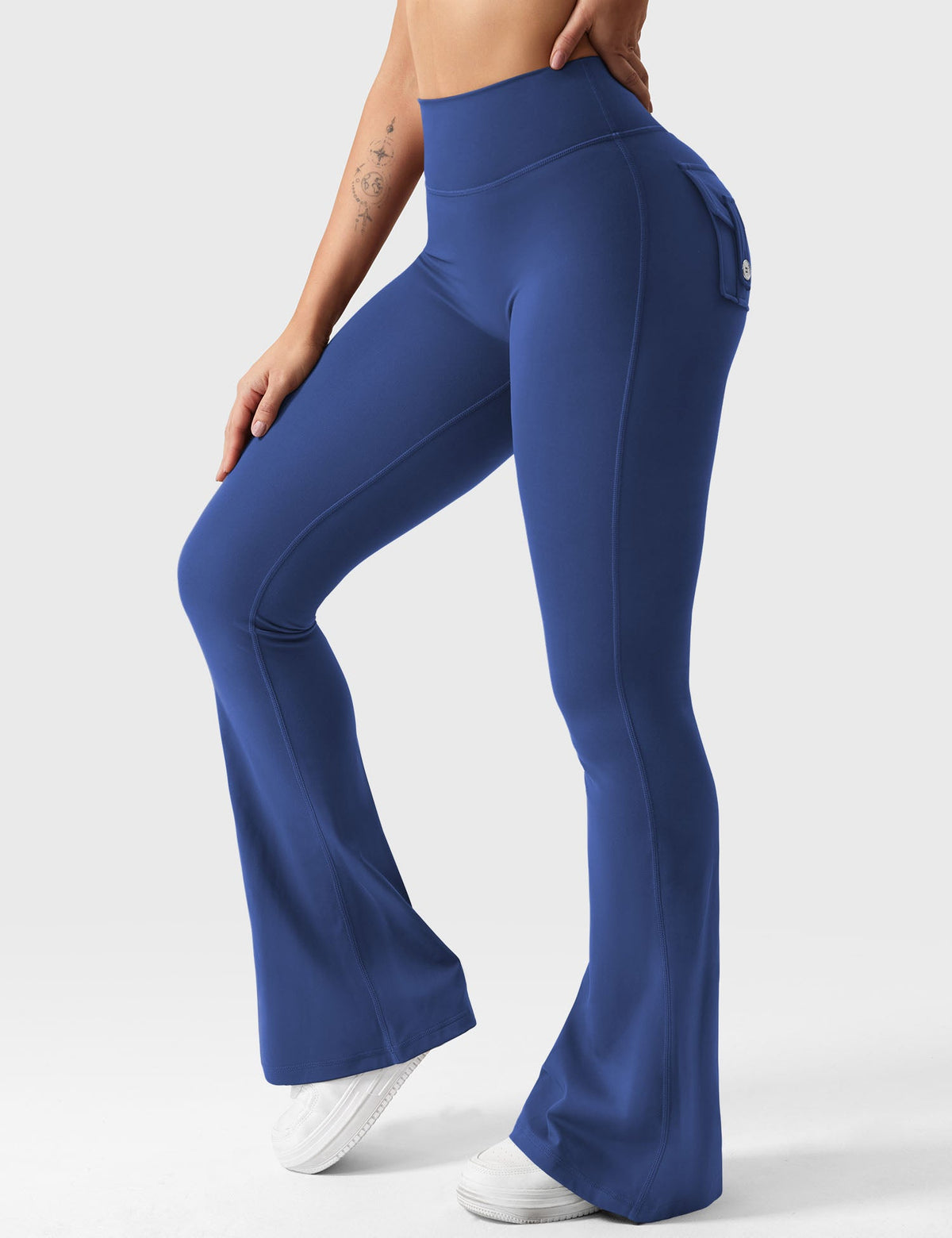 Leggings Brittany flare con tasche