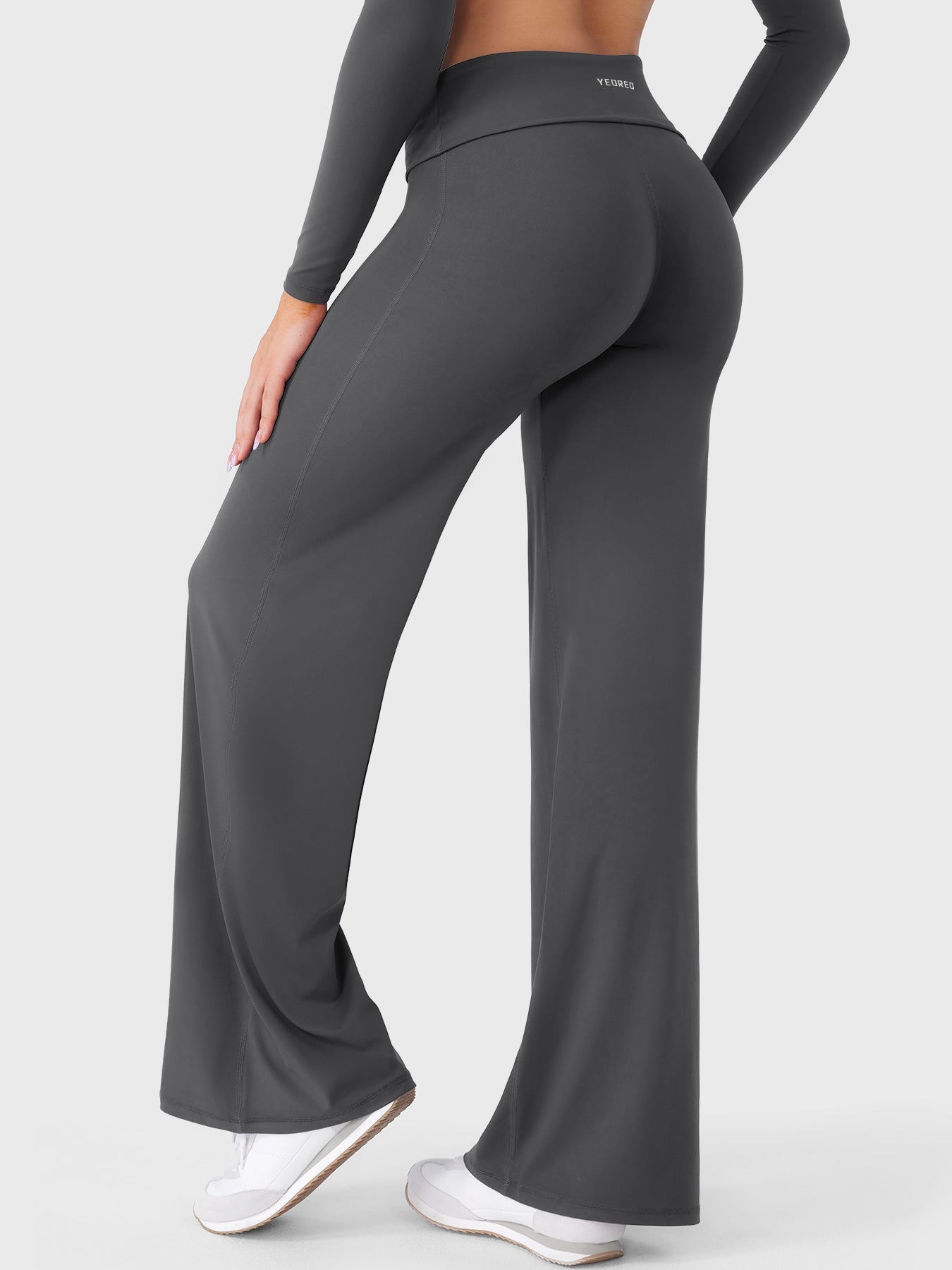 Yeoreo Eddiy 31.5" Fold Over Straight Leggings