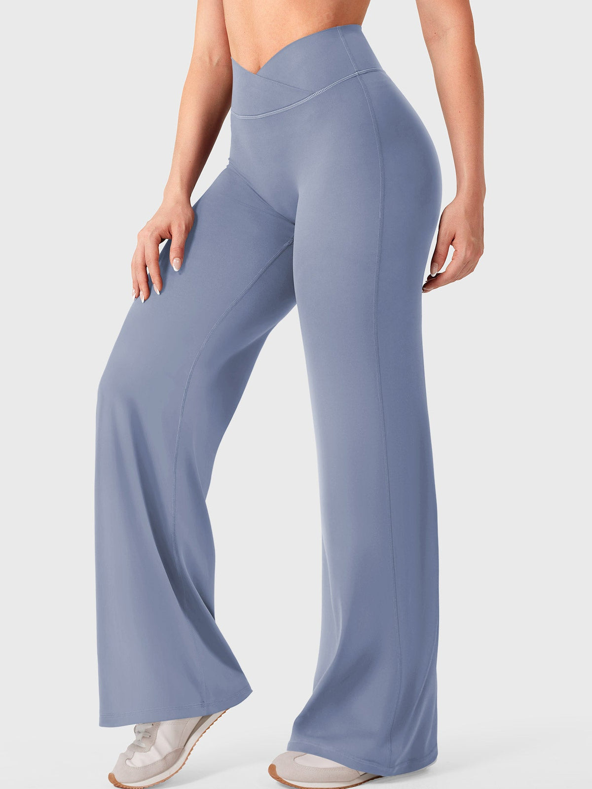 Leggings Eddiy dritti con vita a V 31,5″