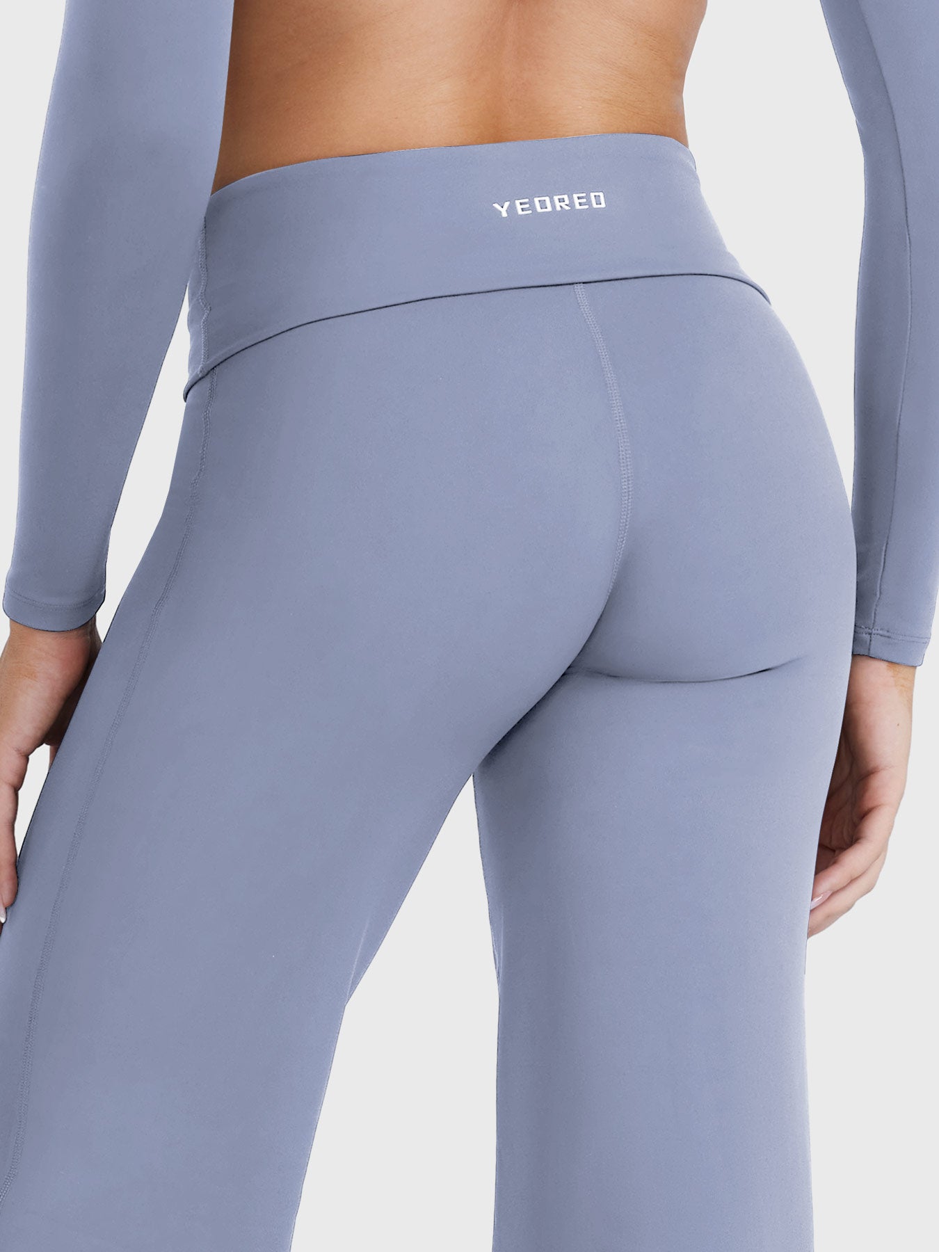 Yeoreo Eddiy 31.5" Fold Over Straight Leggings