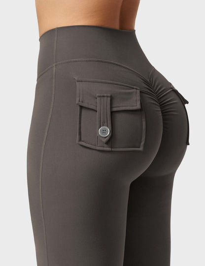 Leggings Brittany flare con tasche