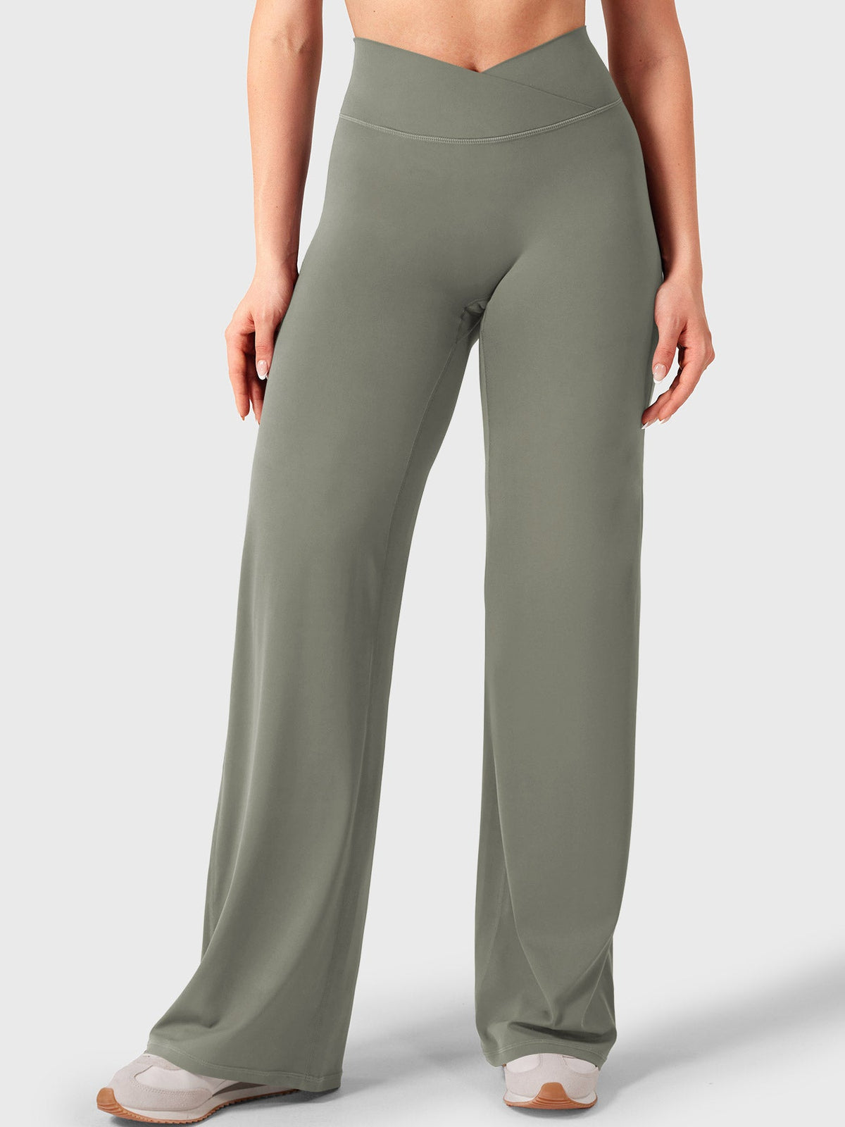 Leggings Eddiy dritti con vita a V 31,5″