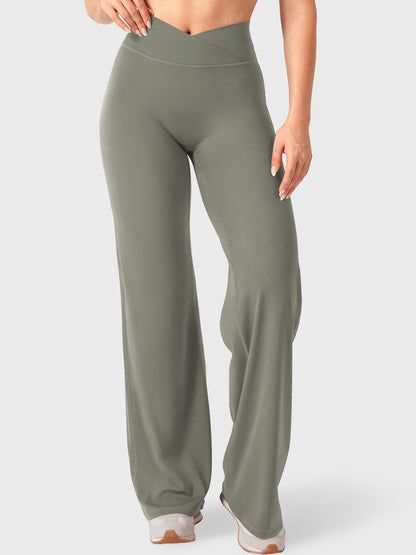 Leggings Eddiy dritti con vita a V 31,5″
