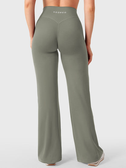 Leggings Eddiy dritti con vita a V 31,5″