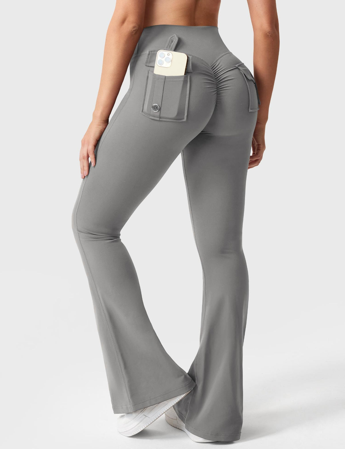 Leggings Brittany flare con tasche