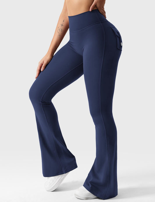 Leggings Brittany flare con tasche