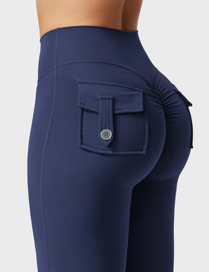 Leggings Brittany flare con tasche