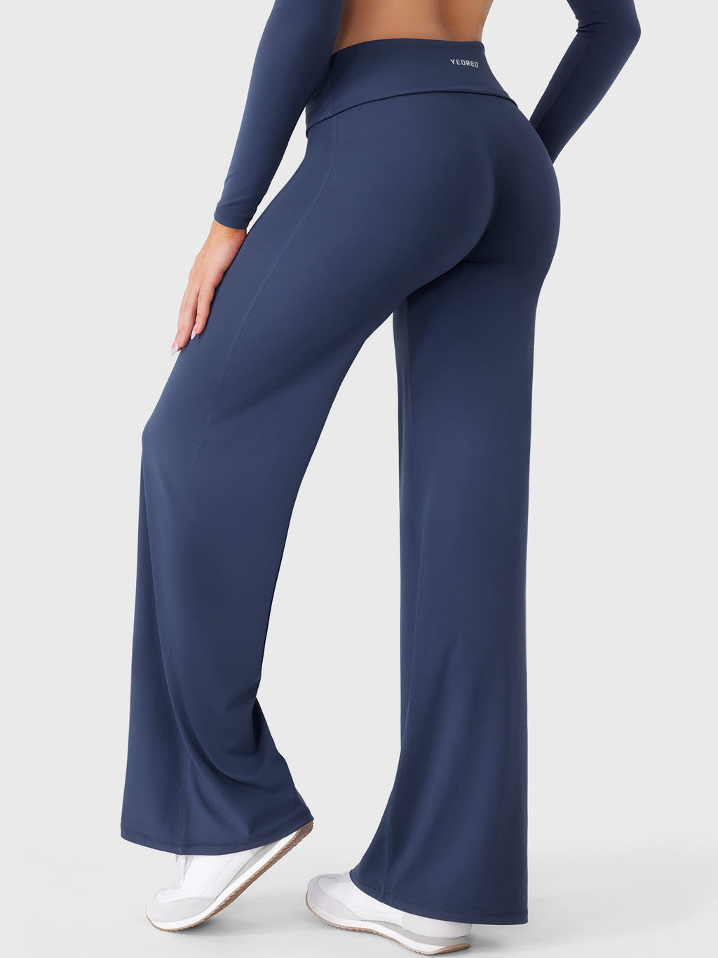 Yeoreo Eddiy 31.5" Fold Over Straight Leggings
