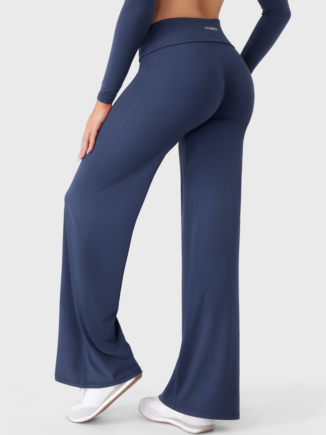 Yeoreo Eddiy 31.5" Fold Over Straight Leggings