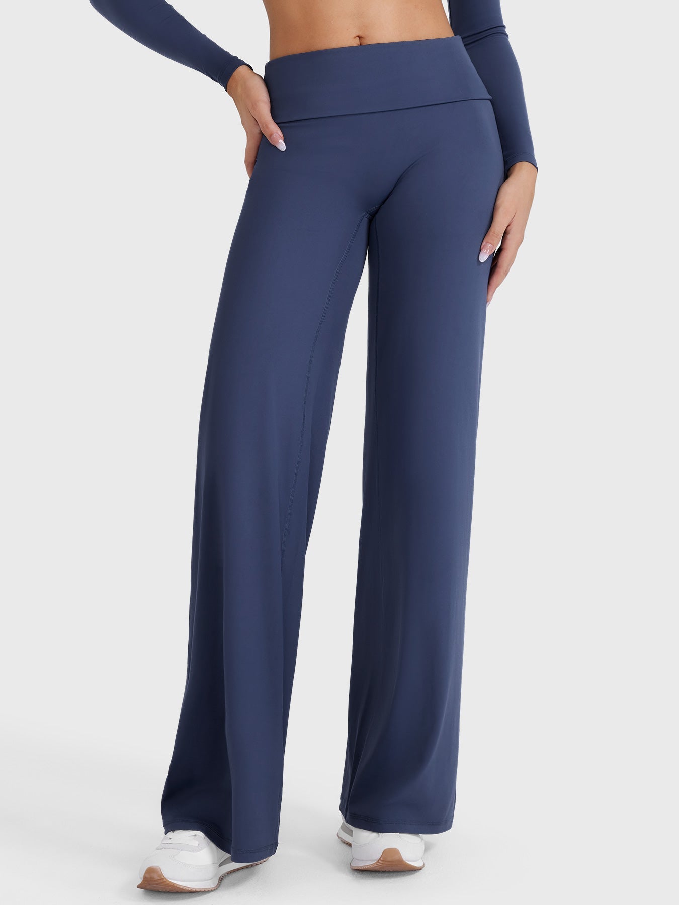 Yeoreo Eddiy 31.5" Fold Over Straight Leggings