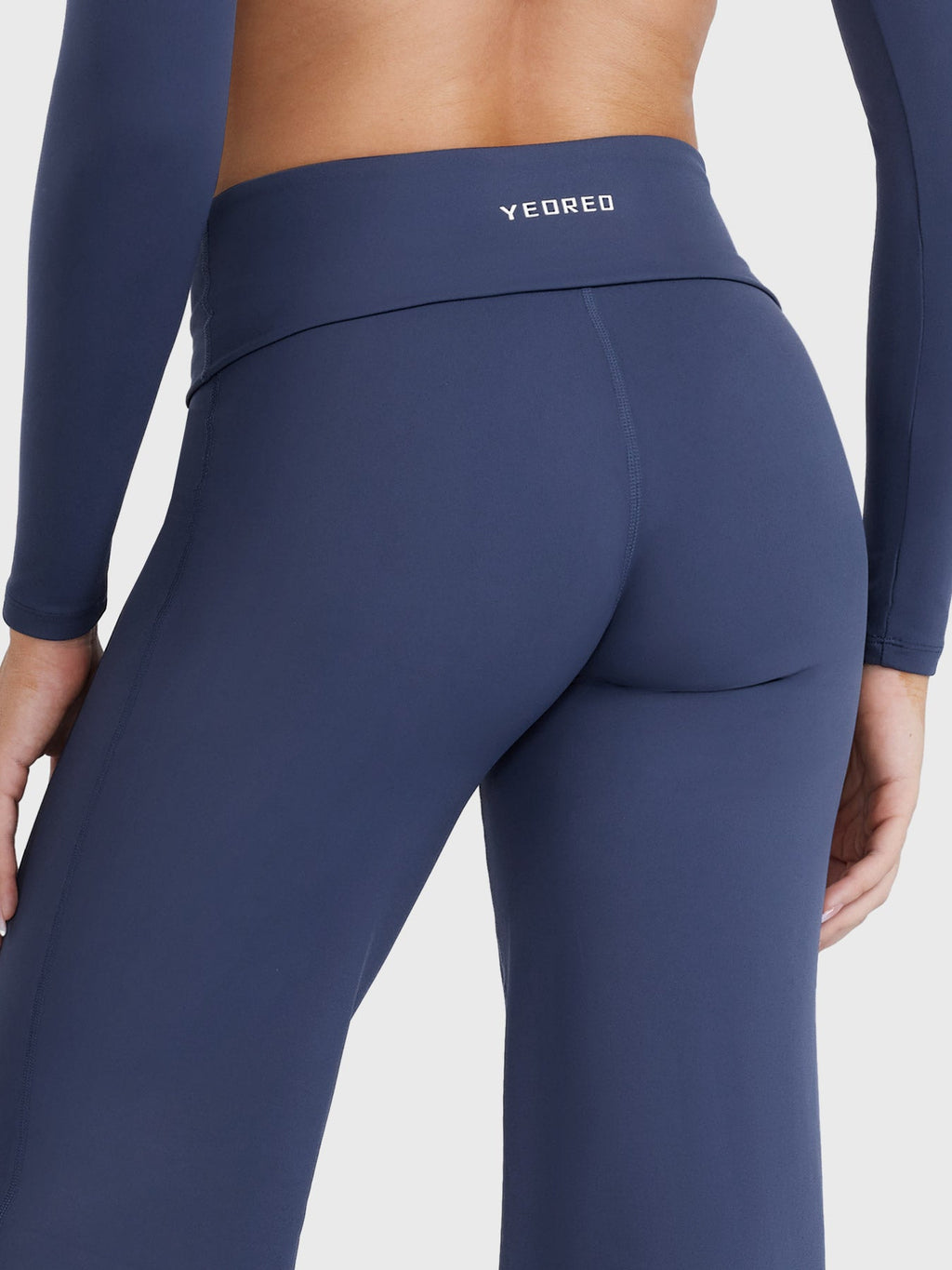 Yeoreo Eddiy 31.5" Fold Over Straight Leggings