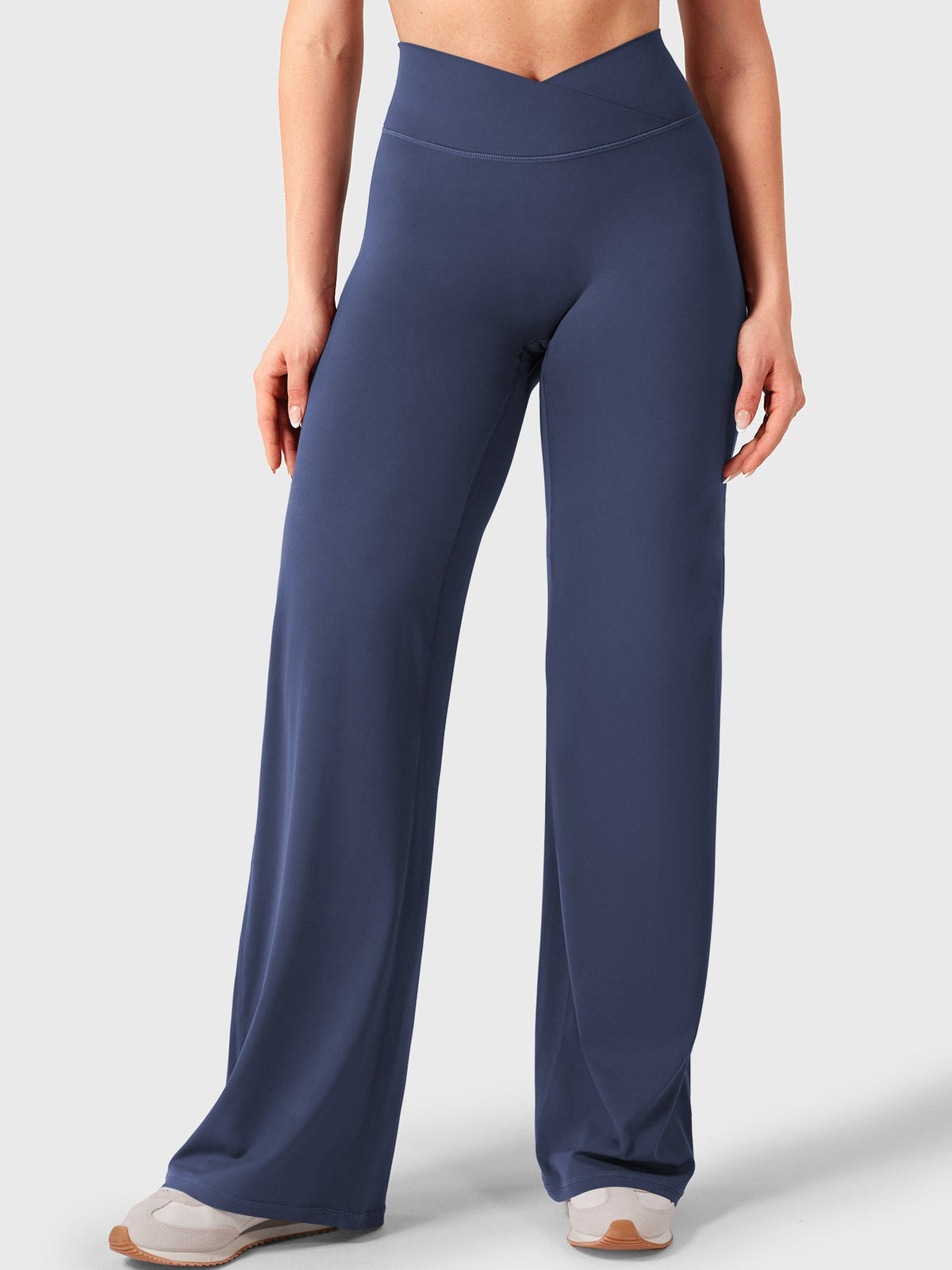 Leggings Eddiy dritti con vita a V 31,5″