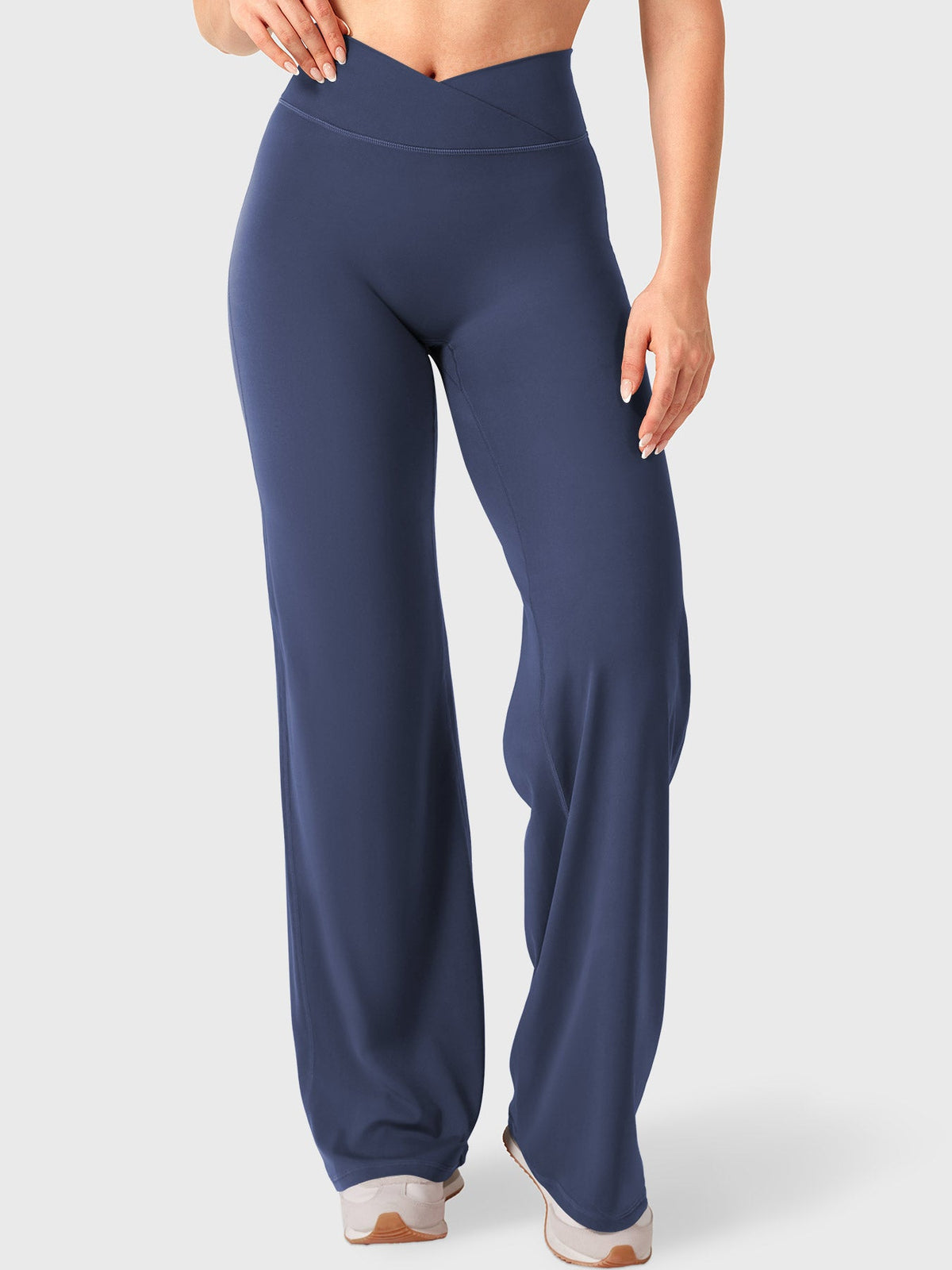 Leggings Eddiy dritti con vita a V 31,5″