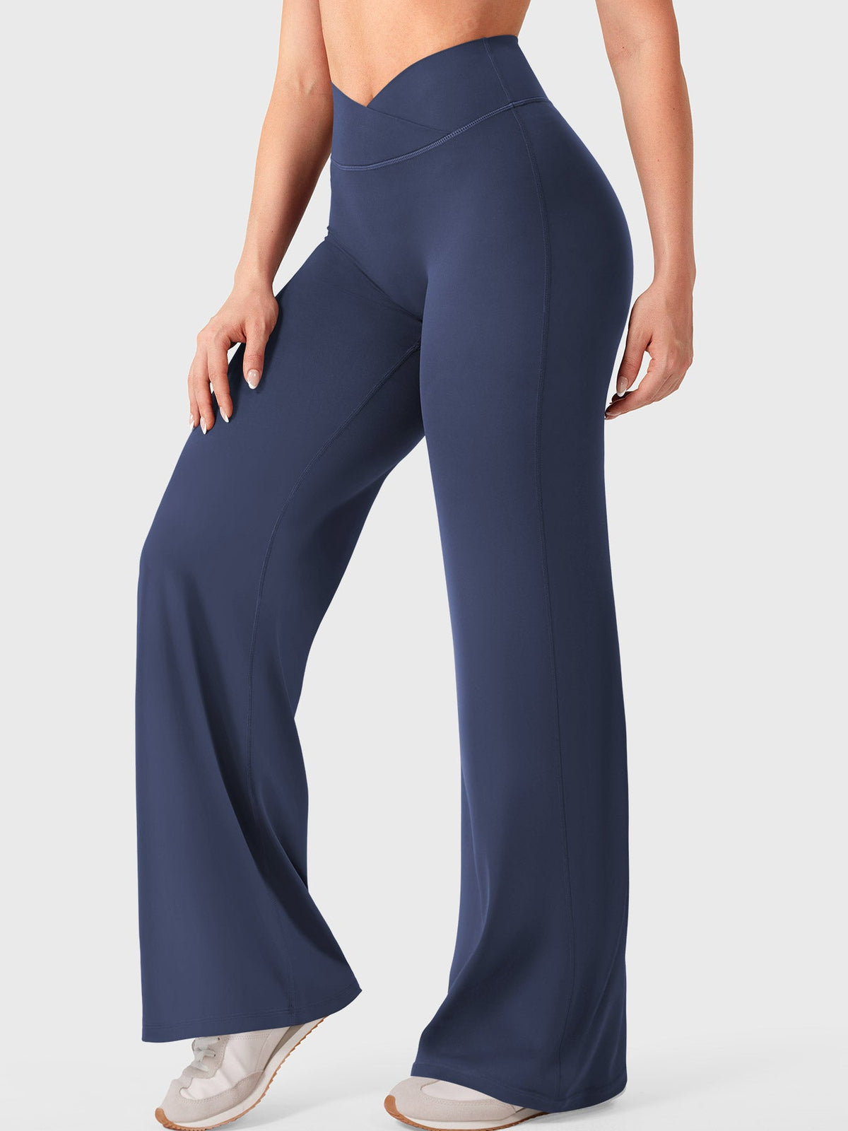 Leggings Eddiy dritti con vita a V 31,5″