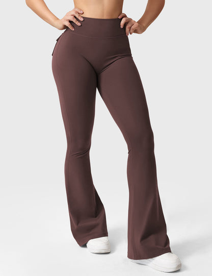 Leggings Brittany flare con tasche