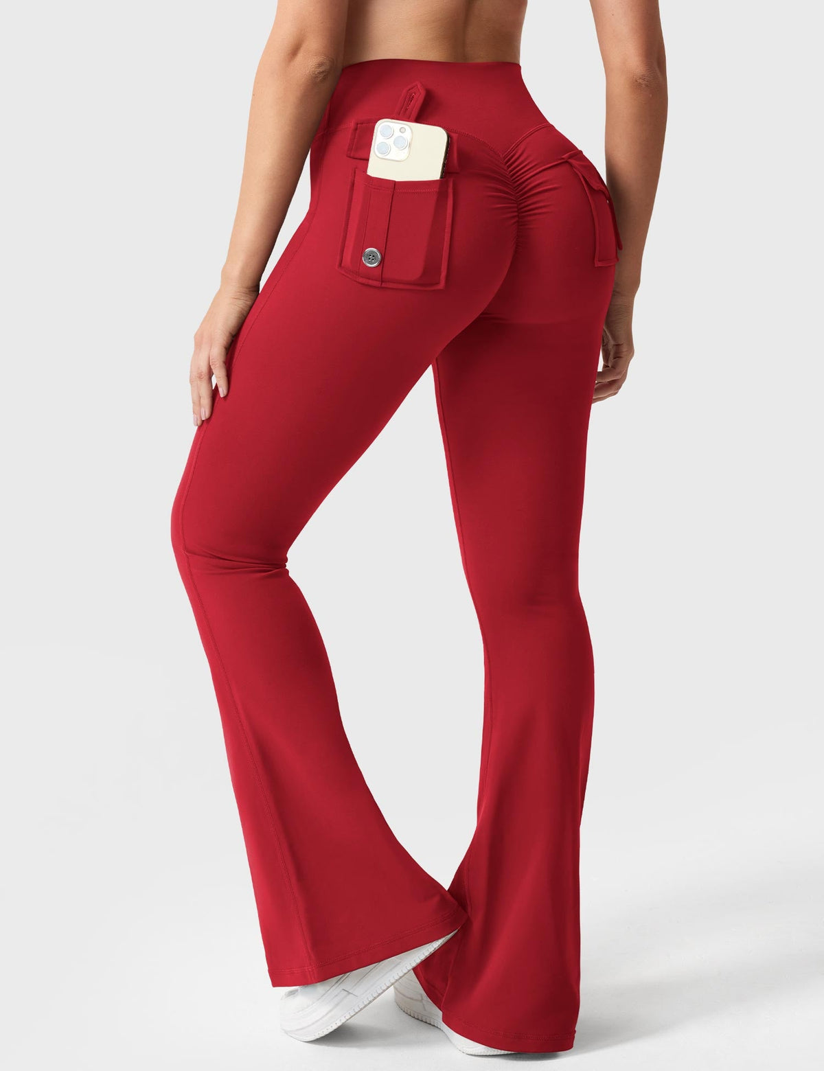 Leggings Brittany flare con tasche