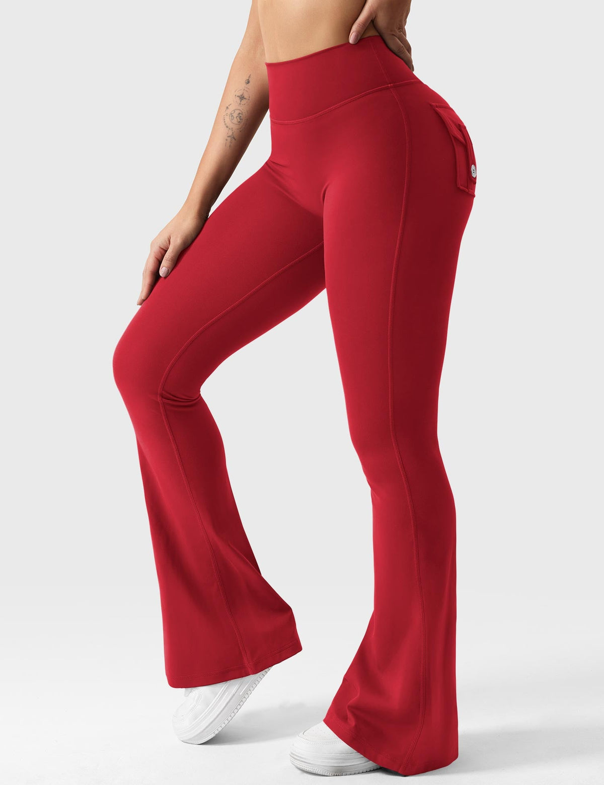 Leggings Brittany flare con tasche