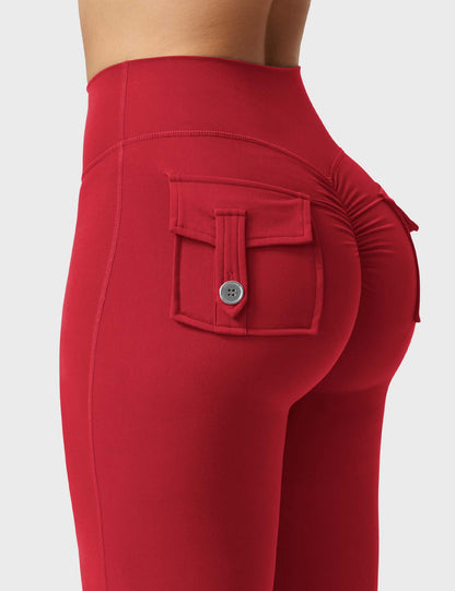 Leggings Brittany flare con tasche