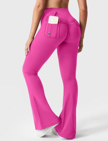 Leggings Brittany flare con tasche