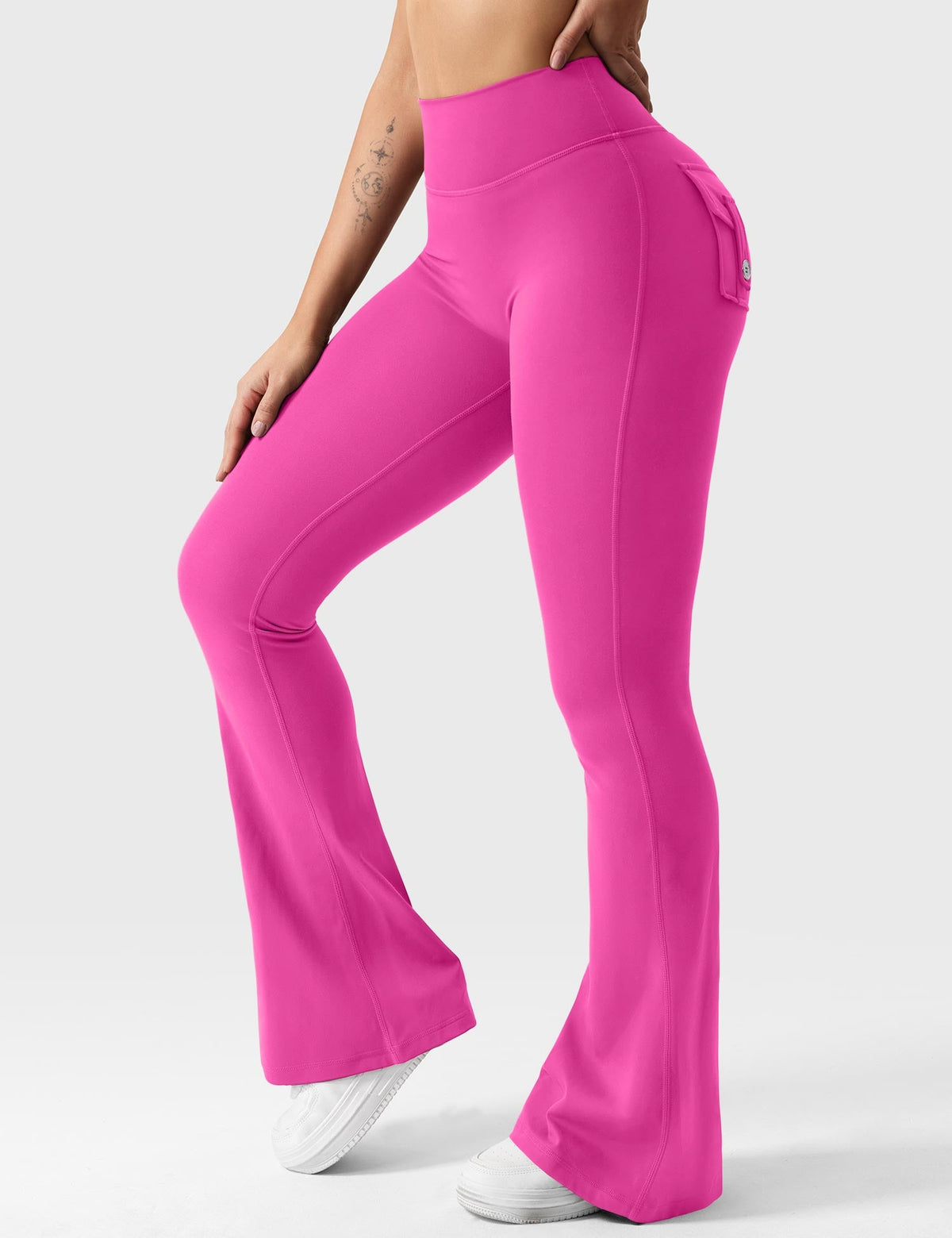 Leggings Brittany flare con tasche