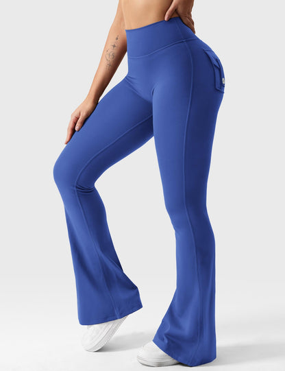 Leggings Brittany flare con tasche