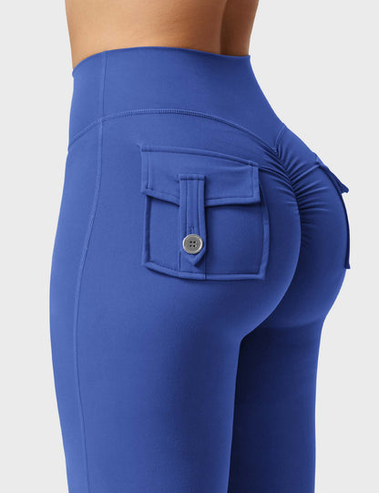 Leggings Brittany flare con tasche