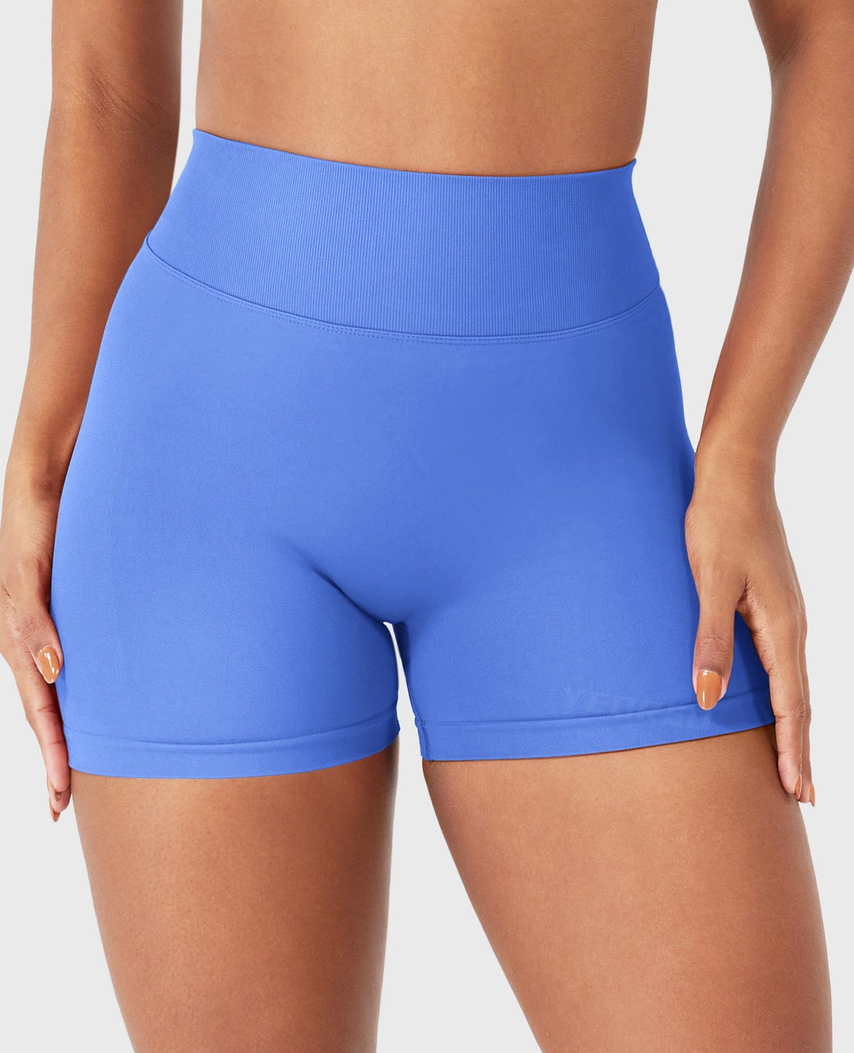 Shorts SoftHue senza cuciture con schiena a V 3,6″