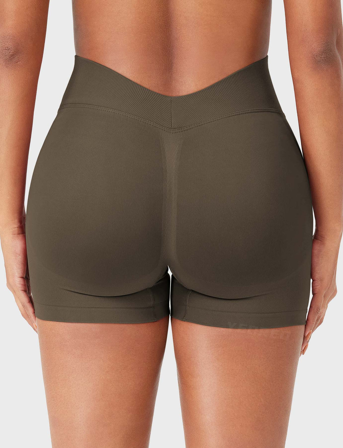 Shorts SoftHue senza cuciture con schiena a V 3,6″