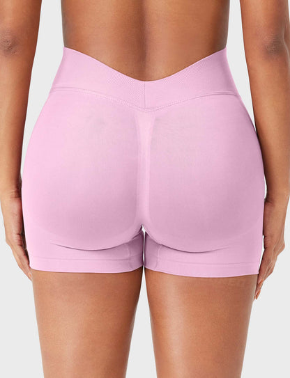 Shorts SoftHue senza cuciture con schiena a V 3,6″