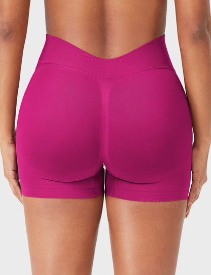 Shorts SoftHue senza cuciture con schiena a V 3,6″